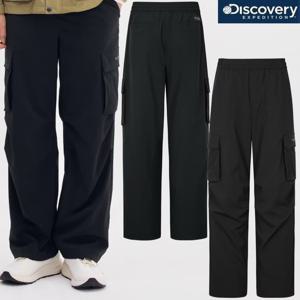 [디스커버리] 남성 25년 여름 쿨 냉감 바지 파라슈트 카고 팬츠 DMPT7E053 BKS