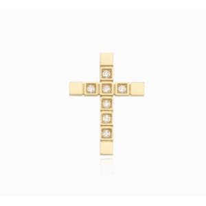 [로이드] 주문제작 십자가 스톤세팅 14k 펜던트 (30mm) LPP23126G