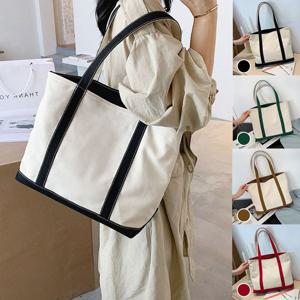 데일리 보부상 캔버스 숄더 에코백