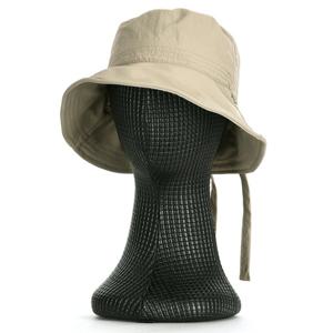 샵앤) 여성 국산 등산용 안감 메쉬 무지 리본 끈 벙거지 모자 KM-WH-0821-베이지