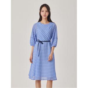 [조이너스]7부체크플레어원피스_JACU5-WOP260