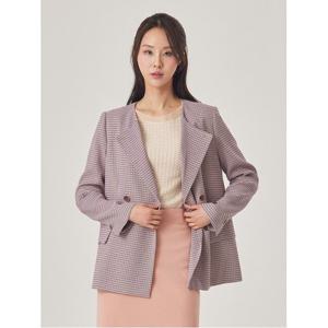 [조이너스]린넨잔체크더블자켓_JACU4-WJK120