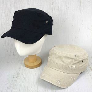 빈티지 스크래치 프리사이즈 군모(4colors)