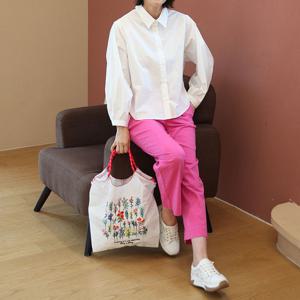 [쉬즈마담]T57308 플로나 루즈핏 벌룬 소매 남방 60대 엄마옷