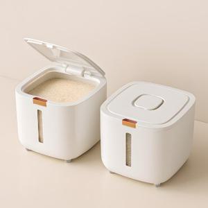 [GS한정특가] 원터치 밀폐 쌀통 보관함 10KG (습기-냄새-산소 차단)