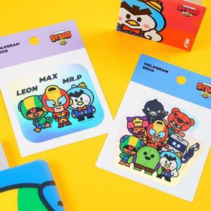 브롤스타즈홀로그램데코스티커 트리플