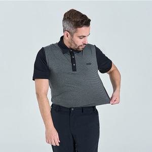 [마운틴벨리]남성 여름 아이스 스판 카라 배색 티셔츠 MVT4271