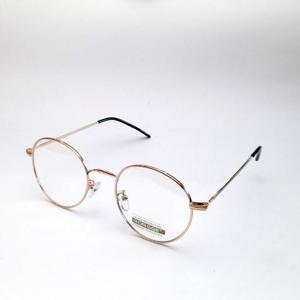 (rorgge) 남자 여자 가벼운 원형 메탈 안경 1060