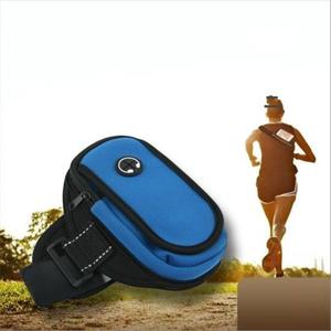 스마트폰 레저용 포켓 암밴드 Blue 이어폰 홀 ITB564