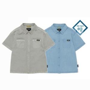 내셔널지오그래픽키즈  (K252USH030) 시원한 데님 반팔 셔츠