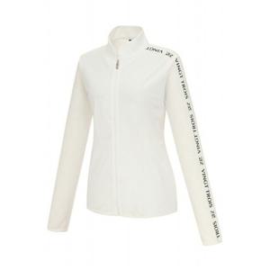 [23구골프][23구]여성 레터링 라인 긴팔 집업 티셔츠 점퍼 EM3LT