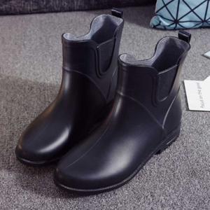 여자 상큼 레인 숏부츠 발목 비올때 신발 고무 여성슈즈여름신발