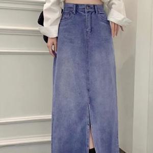 데님스커트 치마 롱치마 ST161835