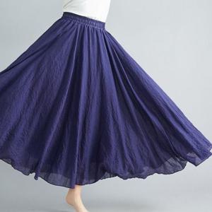 아사 A라인 치마 롱치마 ST230325 플레어스커즈