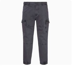 [버커루] 남성 32수 카고 가먼트다잉 조거팬츠(B235PT270P)