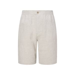 헤지스  25SS  남성 라이트 베이지 린넨 캠퍼스 숏 팬츠 HZPA5B504I1