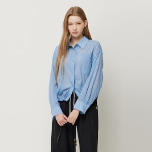 [시슬리]밑단 스트링 아우터형 셔츠(SAWS80531)