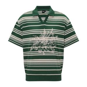 JDX DP01 스트라이프 그래픽 포인트 티셔츠 X2TSW6552