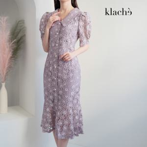 [클라셰]클라셰 플라워레이스머메이드원피스_CK3SOP045A