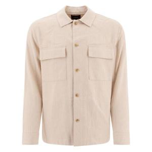 빈스 남성 베이지 셔츠 자켓 M08154059A115NAT