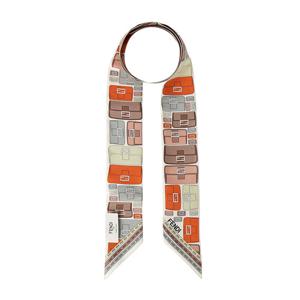 펜디 옵티컬 랩피 여성 실크 스카프 FXT011 AUME F1PMI