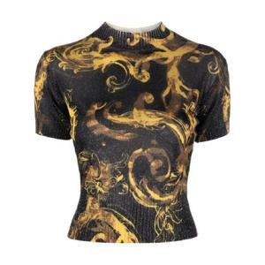 25 FW 베르사체진스꾸뛰르 바로코 프린트 글리터 니트 탑 76HAFMN8CMN45 TP432364938