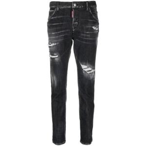 25 FW 디스퀘어드2 디스트레스드 크롭 스키니 진 S72LB0668S30503 TP432336516