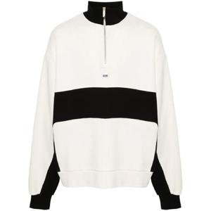 25 FW GCDS 로고 아플리케 하프 지퍼 스웨트셔츠 A1CM2500JA6 TP432327786