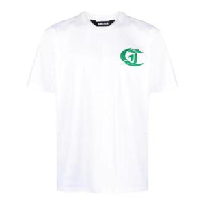 25 FW 저스트 카발리 슬로건 자수 티셔츠 76OAHC09CJ618 TP432551051