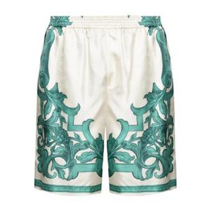 25 FW 베르사체 바로크 프린트 실크 쇼츠 10024761A14713 TP438266123