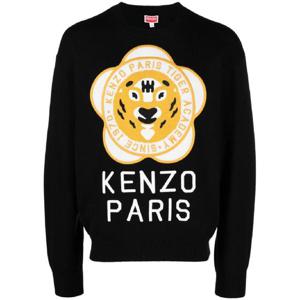 25 FW 겐조 로고 패치 울 코튼 스웨터 FD65PU4293BB TP432320607