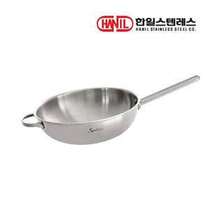 한일 스텐레스 스플릿 통5중 IH 304 스텐 궁중팬 28cm