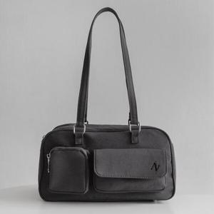 아트박스/라이니 자체제작 나일론 투앞포켓 숄더백 lm-7086c