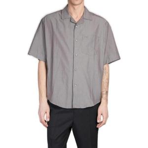 AMI 파리 반팔 박스형 셔츠 HSH236CO0099 0953 TP934894589