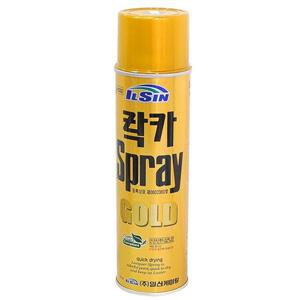 일신 락카 스프레이 420ml(골드)