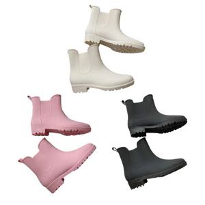 여성 3색 정사이즈 미끄럼방지 PVC재질 레인 부츠