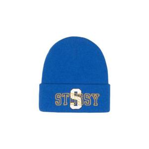 스투시 바시티 S 커프 비니 블루 1321229