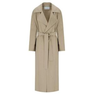 해리스 워프 런던 벨티드 웨이스트 롱 트렌치코트 A1342PYF YF03 TP942362285