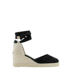 Castaner Carina 레이스업 웨지 펌프스 CARINA6001 NEGRO TP935146010