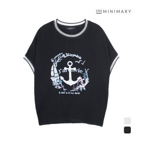 [미니마리] 라운드마린티셔츠 (MMA2TS43)