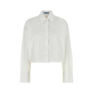 프라다 드로스트링 팝린 셔츠 P400ISOOO1XV2 F0009 TP934497487