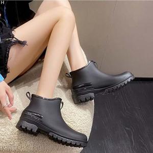 샵앤) 여성 장마철 심플 숏 방수장화 레인부츠 WON-WSE-RAIN341