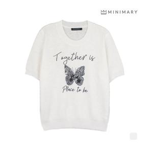 [미니마리] 버터플라이하프니트 (MMA2TS56)