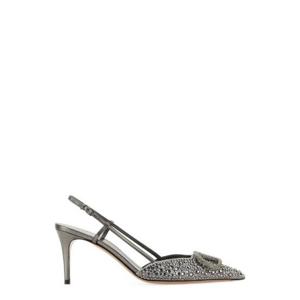 Valentino VLogo 시그니처 포인티드 토 슬링백 펌프스 3W0S0R01SPC ZPV TP943332708