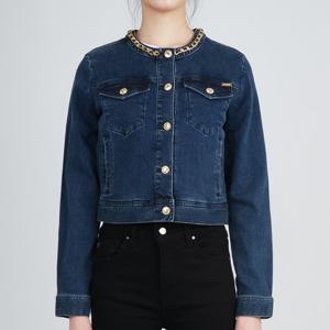 [게스]게스 여성 청자켓 프리미엄 체인장식 미디엄블루 YO1D6897
