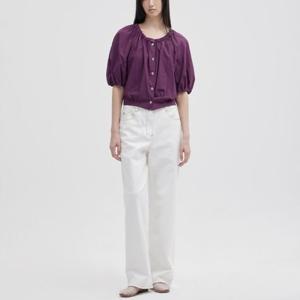 [쥬크]넥셔링 버튼 업 블라우스 (Z252MSC032)