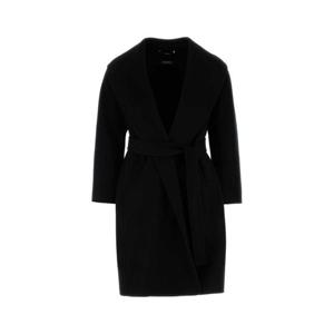 에스 막스마라 여성 블랙 울 미들 코트 2529016061600 013