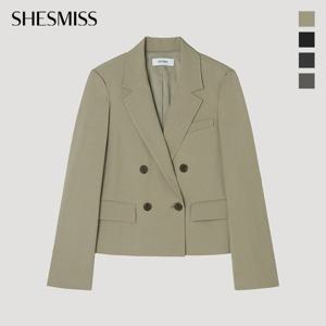 [쉬즈미스] 더블 크롭 셋업 자켓_SWSJKP32030