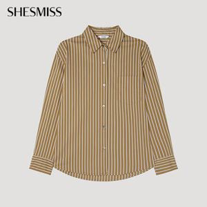 [쉬즈미스] 스트라이프 원 포켓 셔츠_SWWSTP32110_CA