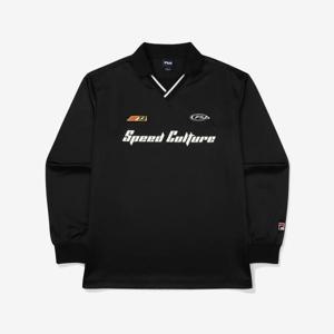 [휠라]모터코어 스트레치 카라 맨투맨 (FS2POF3S01X_BLK)